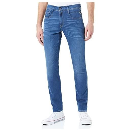 REPLAY anbass x-lite, jeans uomo, 768 stone grey, 36w / 32l