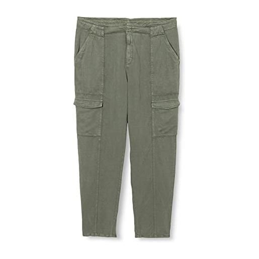 Camel active womenswear 3761005411 pantaloni, verde oliva scuro, 27w x 30l donna
