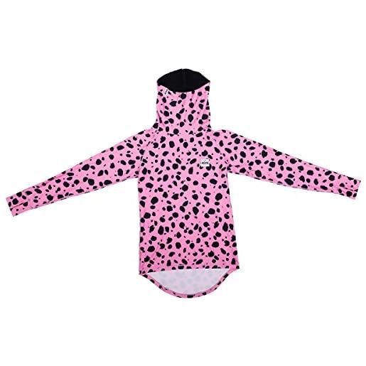 Eivy icecold gaiter top maglietta da yoga, motivo animalier, colore rosa, m donna