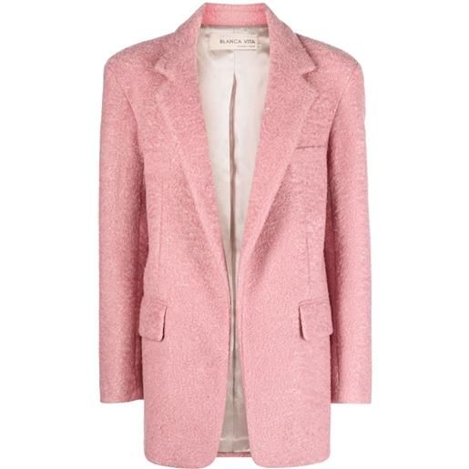 Blanca Vita blazer con revers classici - rosa