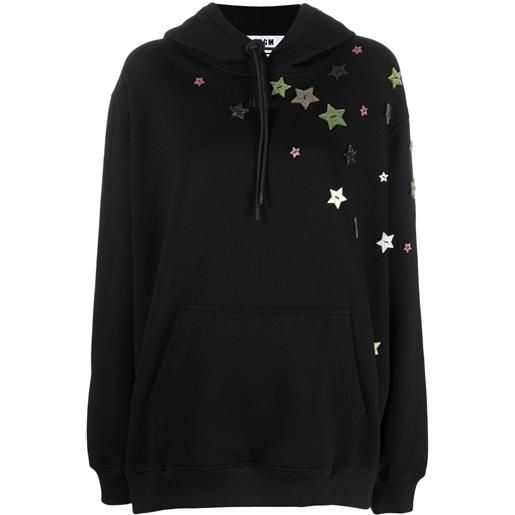 MSGM felpa con applicazione - nero