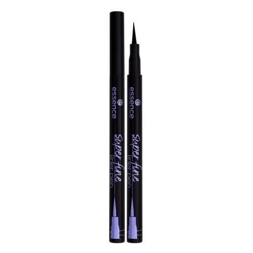 Essence super fine liner pen eyeliner con punta ultra-fine 1 ml tonalità 01 deep black