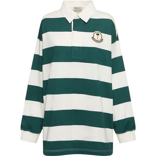 MONCLER GENIUS polo moncler x palm angels in jersey