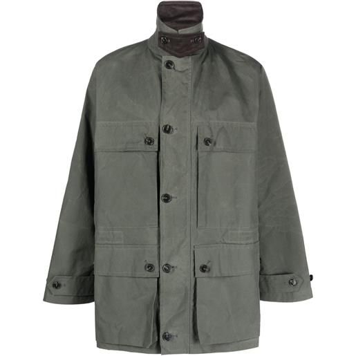 Mackintosh cappotto monopetto country - verde