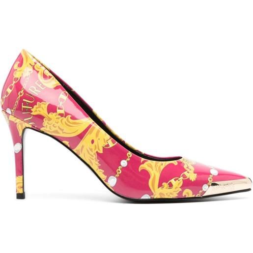 Versace Jeans Couture pumps chain couture con stampa - rosa