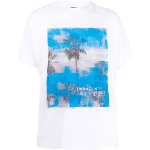 Palm Angels t-shirt con stampa grafica - bianco