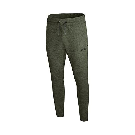 JAKO - pantaloni da jogging premium basics, pantaloni da jogging da uomo, uomo, kaki mélange. , 3xl