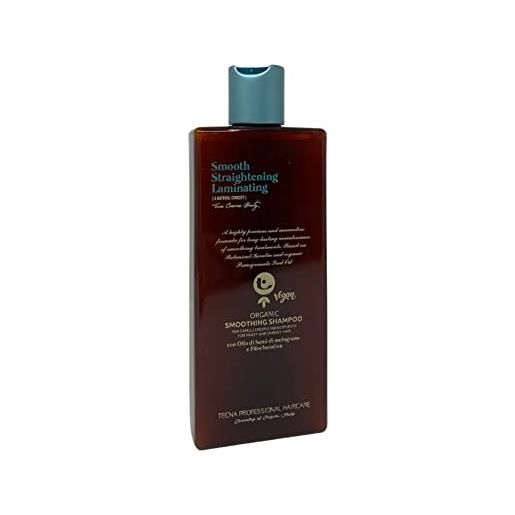 Tecna smooth straightening laminating organic smoothing shampoo 250ml