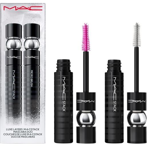 MAC Cosmetics luxe layers mac stack mascara duo set 2x1 pz