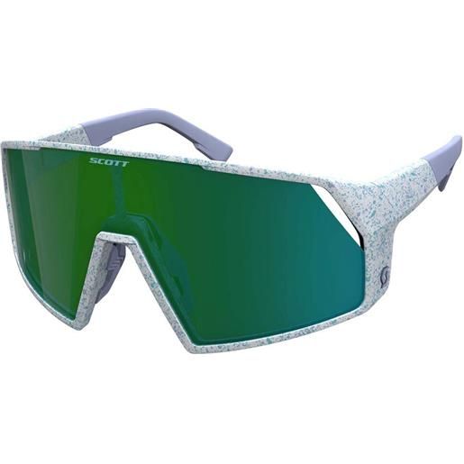 Scott pro shield sunglasses trasparente green chrome/cat3