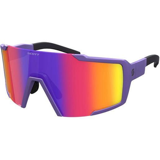 Scott shield compact sunglasses trasparente teal chrome/cat3
