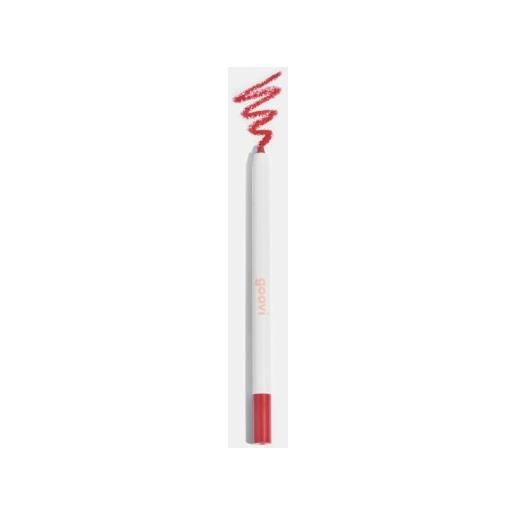 THE GOOD VIBES COMPANY Srl goovi matita labbra 04 red berry - contorno labbra temperabile, lunga durata, 1,2g