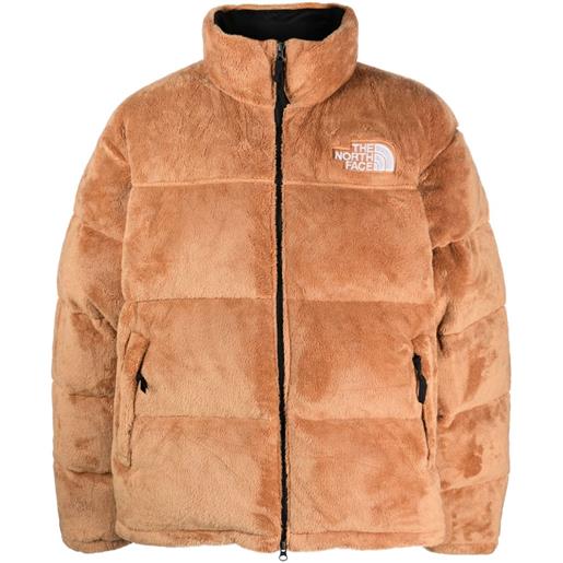 The North Face giacca versa velour nuptse - toni neutri