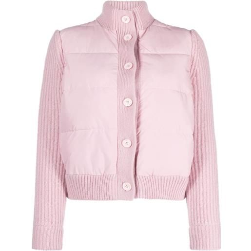 MC2 Saint Barth giacca con inserti imbottiti - rosa