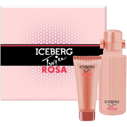 Iceberg twice rosa eau de toilette cofanetto regalo