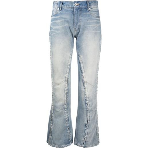 Y/Project jeans svasati a vita alta - blu