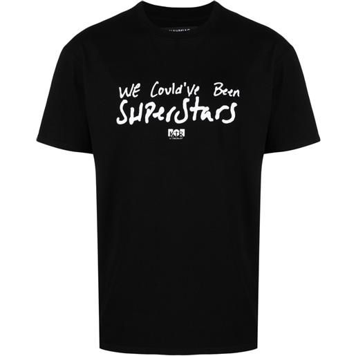 Nahmias t-shirt con stampa superstar nahmias x kodak - nero