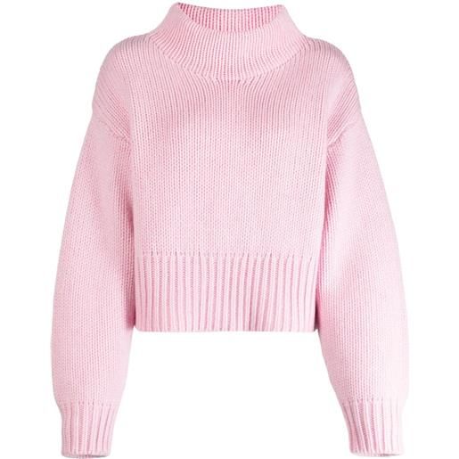 Cynthia Rowley maglione a collo alto - rosa