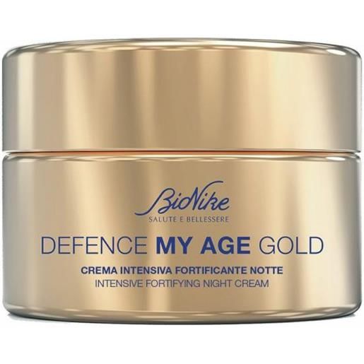 I.C.I.M. (BIONIKE) INTERNATION bionike defence my age gold crema intensiva fortificante notte