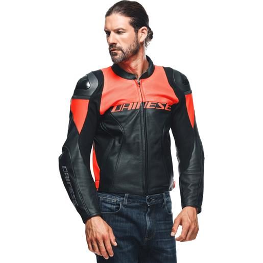 DAINESE racing 4 leather jacket perf. Giacca moto uomo