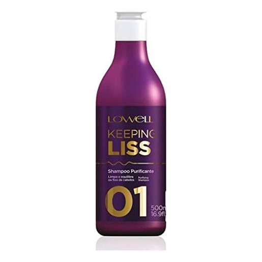 LOWELL purifying shampoo keeping liss 500 ml, unico, standard