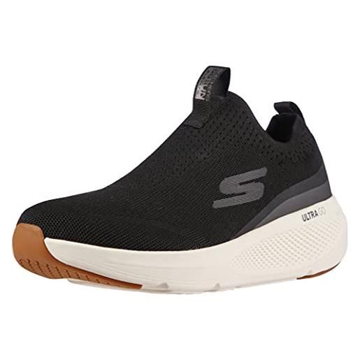 Skechers gorun elevate-scarpe da corsa e camminata ad alte prestazioni, ginnastica uomo, grigio e nero, 45.5 eu