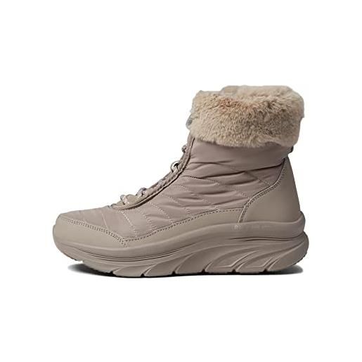 Skechers d'lux walker winter solstice, stivali donna, nero, 36.5 eu