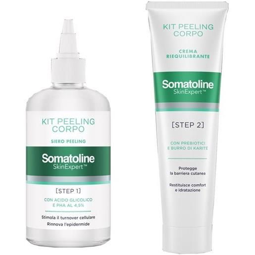 Somatoline SkinExpert somatoline skin expert kit peeling corpo siero peeling + crema riequilibrante