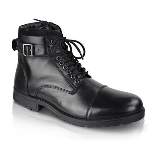 Silver Street London jj boot, scarpe chukka uomo, nero, 42 eu