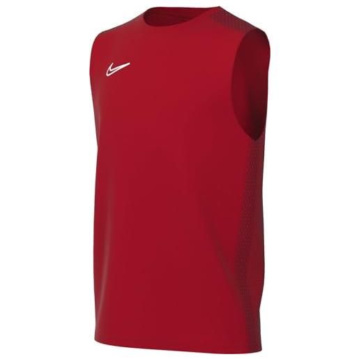 Nike y nk df acd23 top sl maglietta, bianco/blu royal/ossidiana, 14-15 jahre unisex-bambini e ragazzi