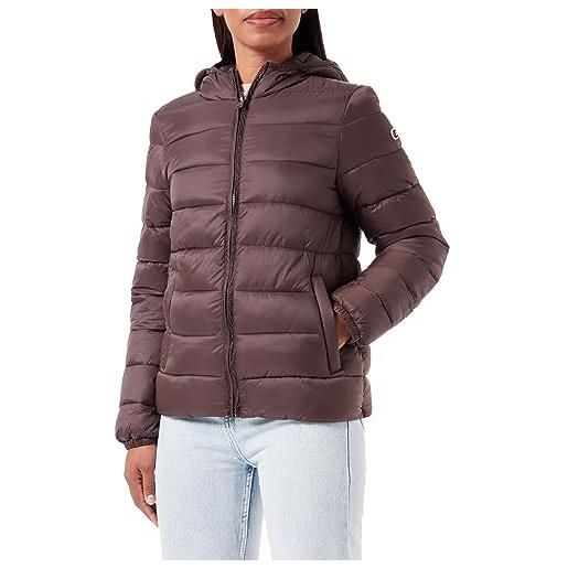 Champion legacy outdoor w - light nylon w/r hooded giacca imbotita, nero, donna fw23