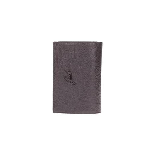 Gabs portafoglio porta carte monete zip made in italy pelle 100% black gmoney14 (nero)