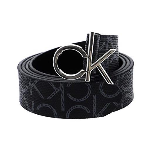 Calvin Klein logo belt 3.0 w90 black mono