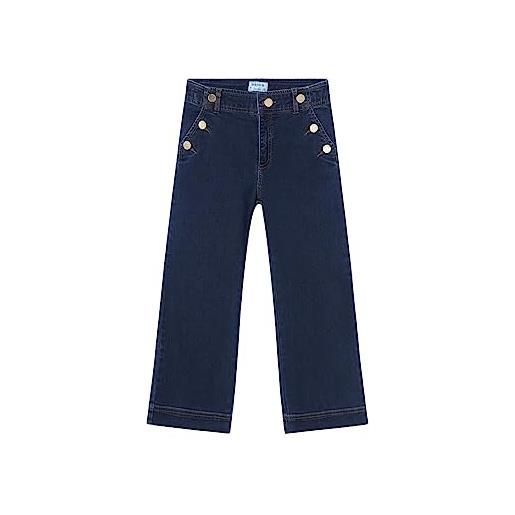 Mayoral pantalone lungo jeans bottoni per bambine e ragazze scuro 10 anni (140cm)