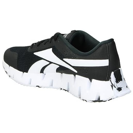 Reebok zig dynamica 2.0, sneaker uomo, black/ftwr white/ftwr white, 35 eu