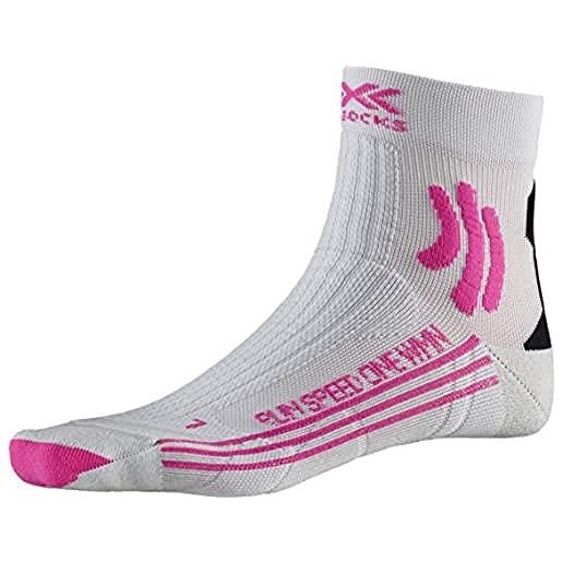 X-Socks x-bionic run speed one calze g002 pearl grey/flamingo pink 41-42