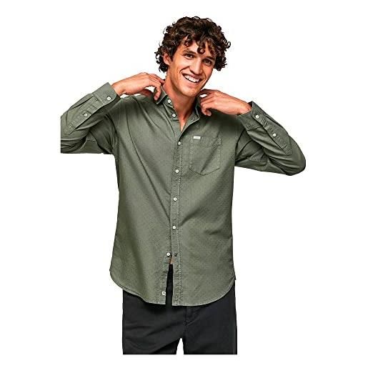 Pepe Jeans liam, camicia uomo, verde (casting), m