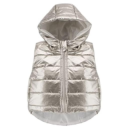 Pinokio hooded vest with pockets veste, gold romantic, 116 bambine