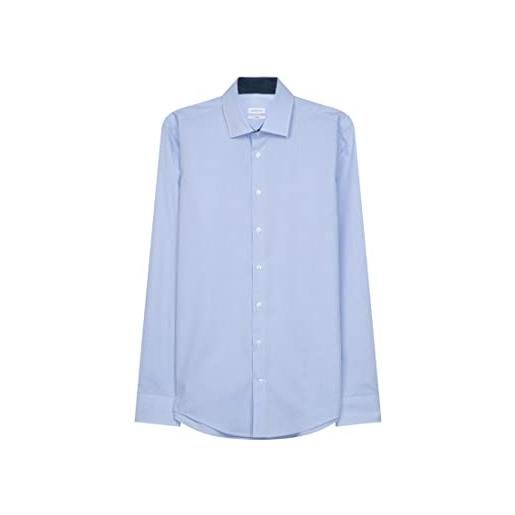 Seidensticker camicia a maniche lunghe x-slim fit maglietta, azzurro, 41 uomo