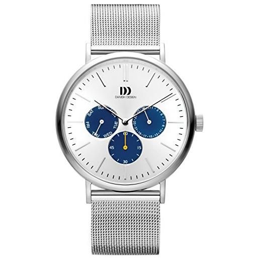 Danish Design orologio multi-quadrante quarzo uomo con cinturino in acciaio inox iq62q1233