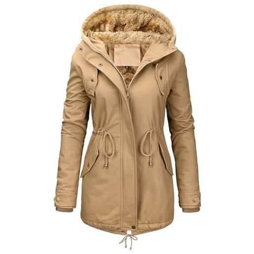 Nadeer parka cappotto invernale da donna caldo elegante giacca con cappuccio outwear hoodies outdoor antivento cappotto imbottito con tasche