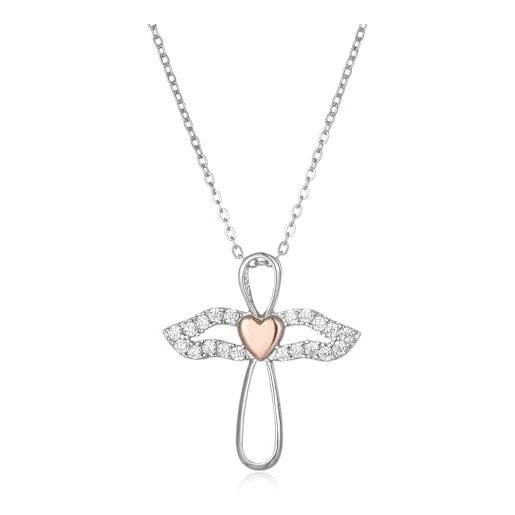 Sanetti Inspirations angel's love necklace