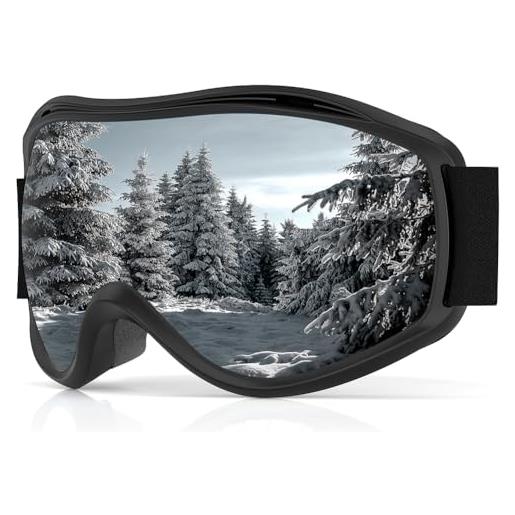 Occffy maschera da sci occhiali da snowboard otg per uomo donna anti nebbia occhiali da neve antivento sci sport motocross uv protection