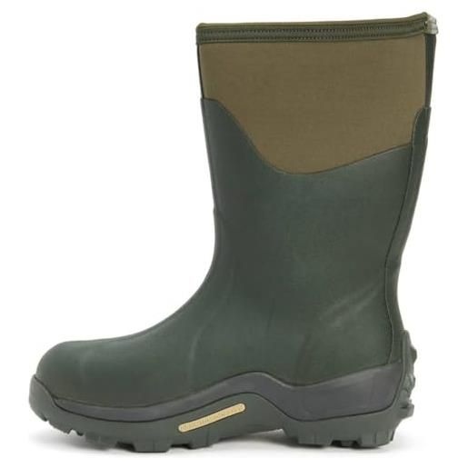 Muck Boots muckmaster mid, stivali di gomma unisex-adulto, marrone (moss/moss), 44/45 eu