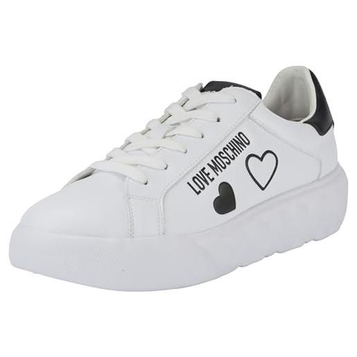 Love Moschino sneakers donna, bianco, 35 eu