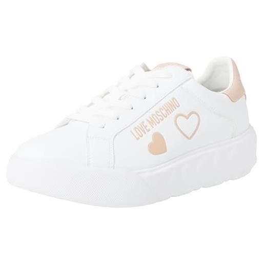 Love Moschino sneakers donna, bianco, 41 eu