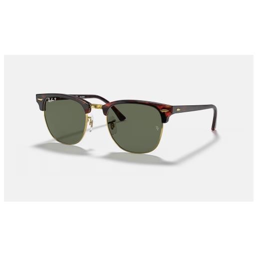 Ray-Ban - rb3016-990/58 - occhiale sole ray-ban rb3016-990/58 cal. 51 clubmaster polarizzato
