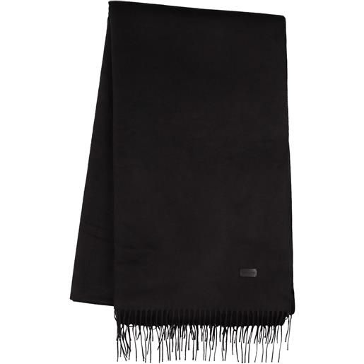 SAINT LAURENT sciarpa grande in seta e cashmere jacquard