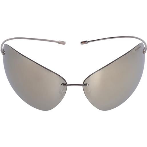 BALENCIAGA occhiali da sole mirage in metallo