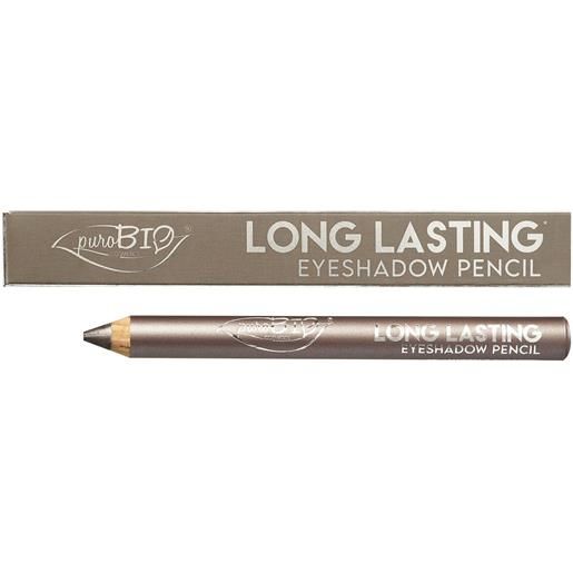 Purobio cosmetics matitone ombretto long lasting eyeshadow pencil 07l tortora metal